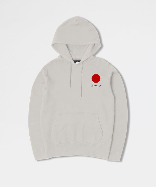 Japanese Sun Hoodie Sweat - Heavy Felpa 100% Cotton 350 g Whisper White-Edwin-Packyard DK