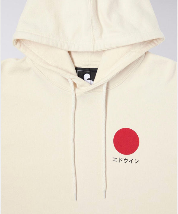 Japanese Sun Hoodie Sweat - Heavy Felpa 100% Cotton 350 g Whisper White-Edwin-Packyard DK