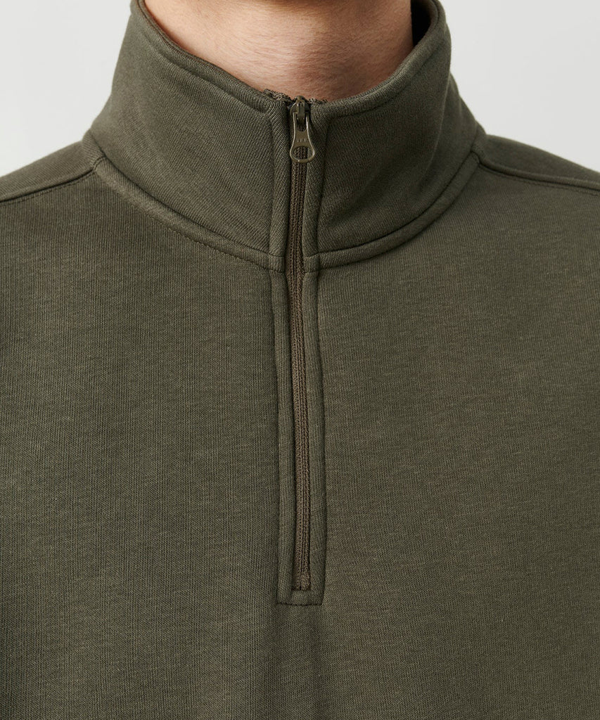 Ken half zip sweatshirt Green-Soulland-Packyard DK