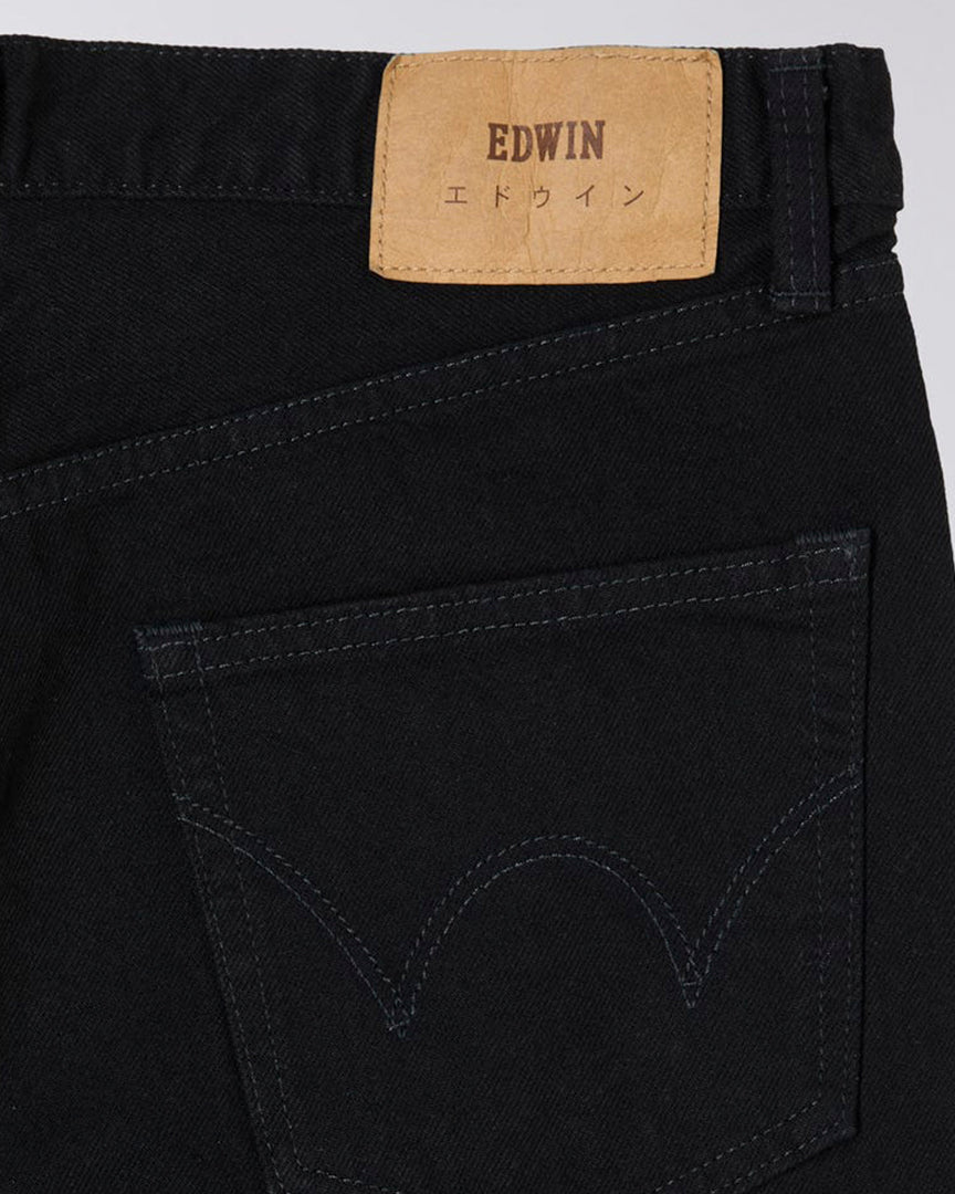 Loose Straight - Kaihara Right Hand Black Denim 13oz 100% Cotton-Edwin Jeans-Packyard DK