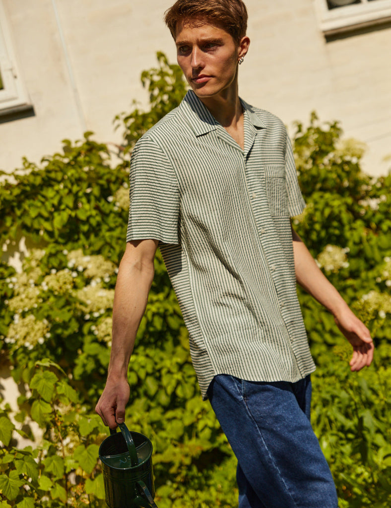 Lane Shirt - Green-Forét-PYDK
