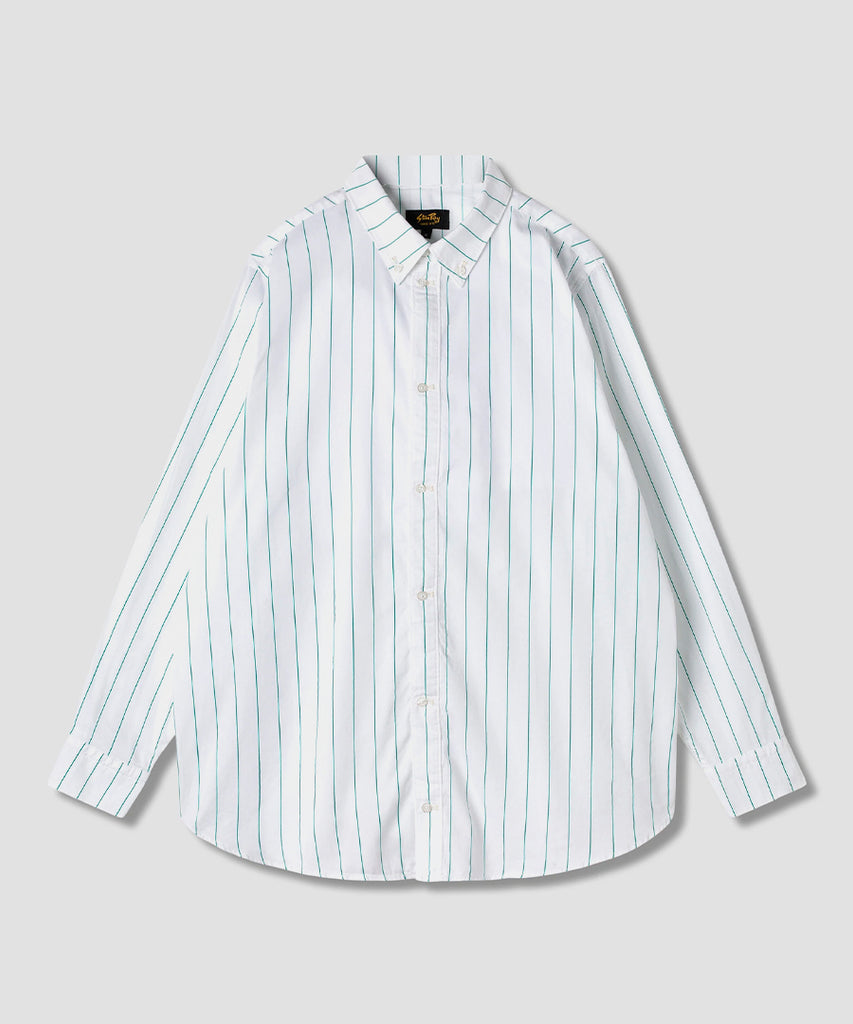 Moorehouse LS shirt - Blue Stripe-Stan Ray-Packyard DK