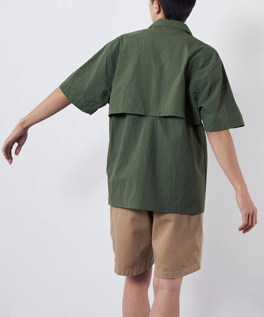 Nylon Camp Shirt Olive-Gramicci-Packyard DK