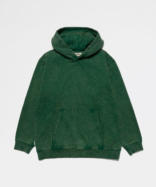 Plain Hoodie - Forest Green Acid-Taikan-Packyard DK