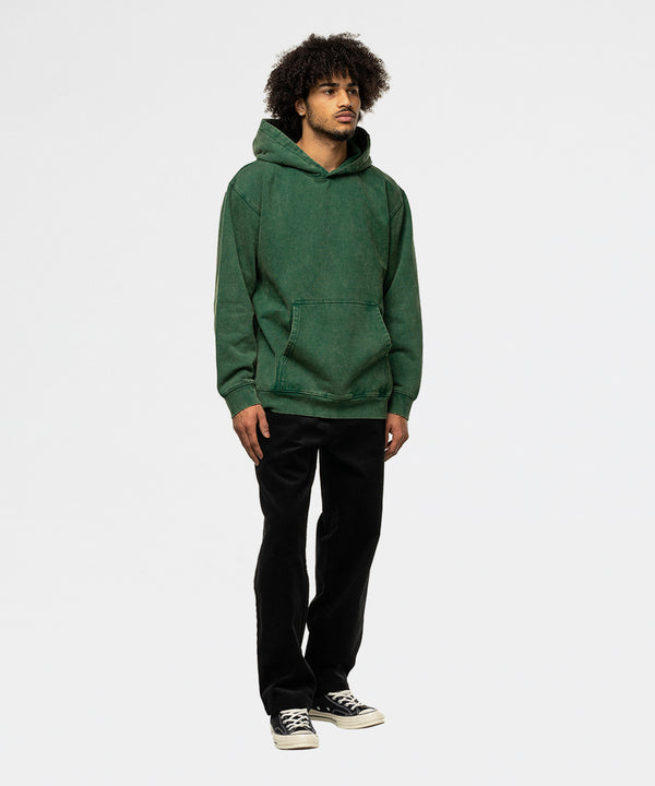 Plain Hoodie - Forest Green Acid-Taikan-Packyard DK