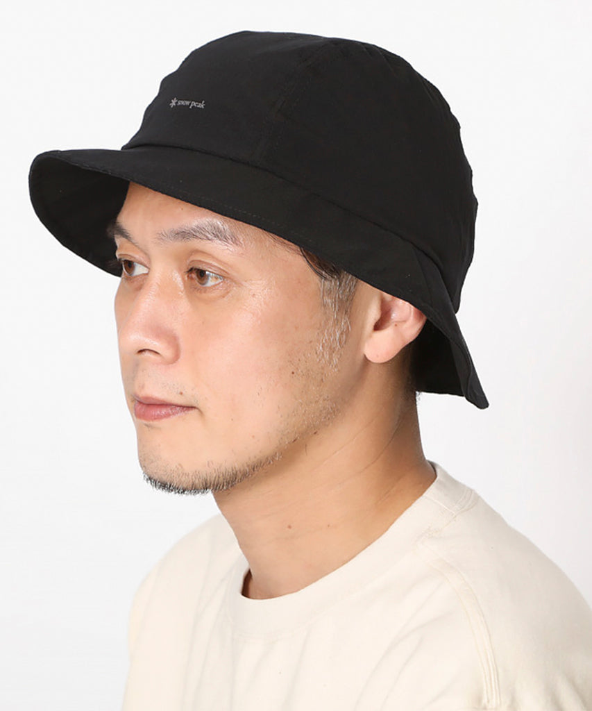 Quick Dry Hat One Black-Snow Peak-Packyard DK