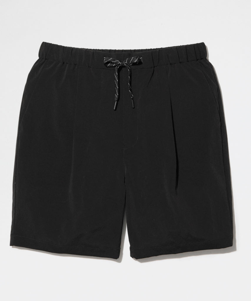Quick Dry Shorts Black-Snow Peak-Packyard DK