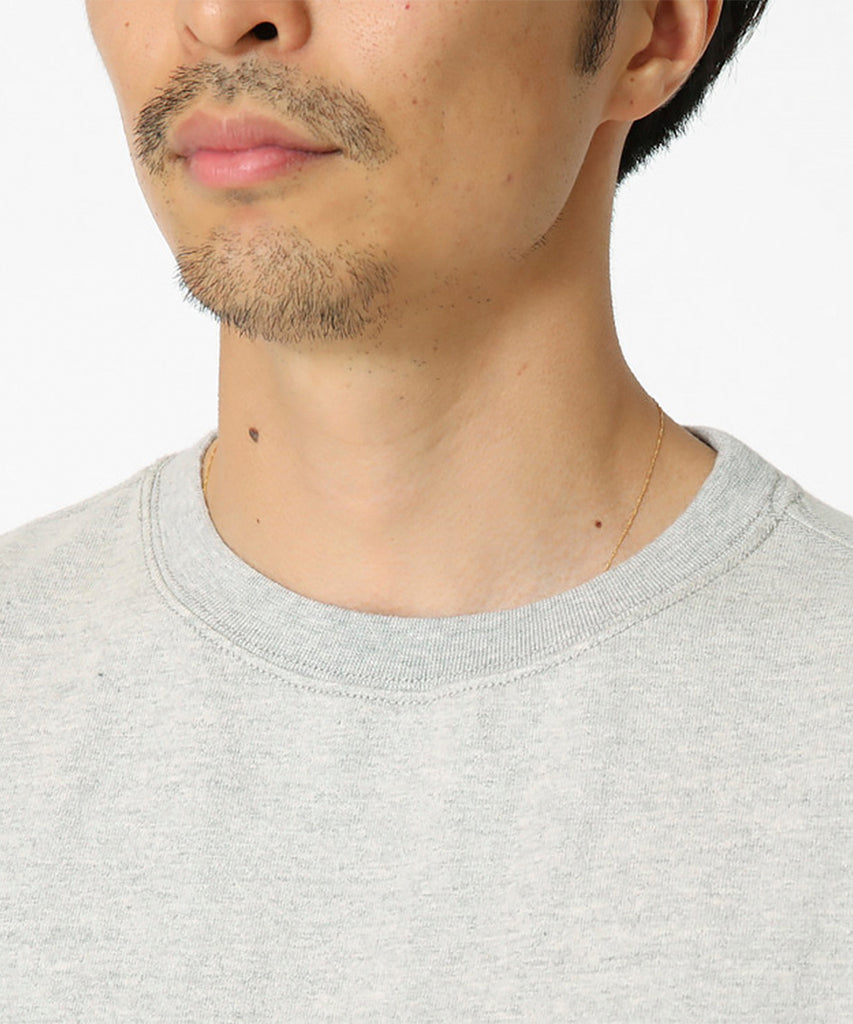 py-Recycled Cotton Heavy T shirt M. Grey-Snow Peak