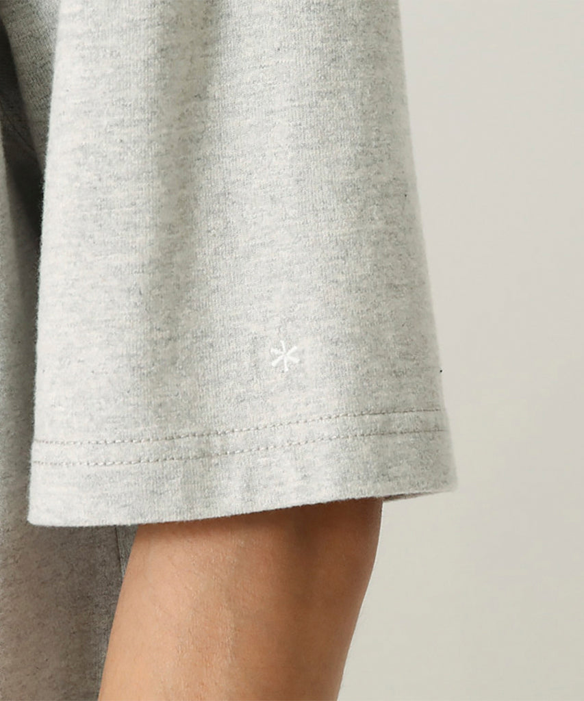 py-Recycled Cotton Heavy T shirt M. Grey-Snow Peak