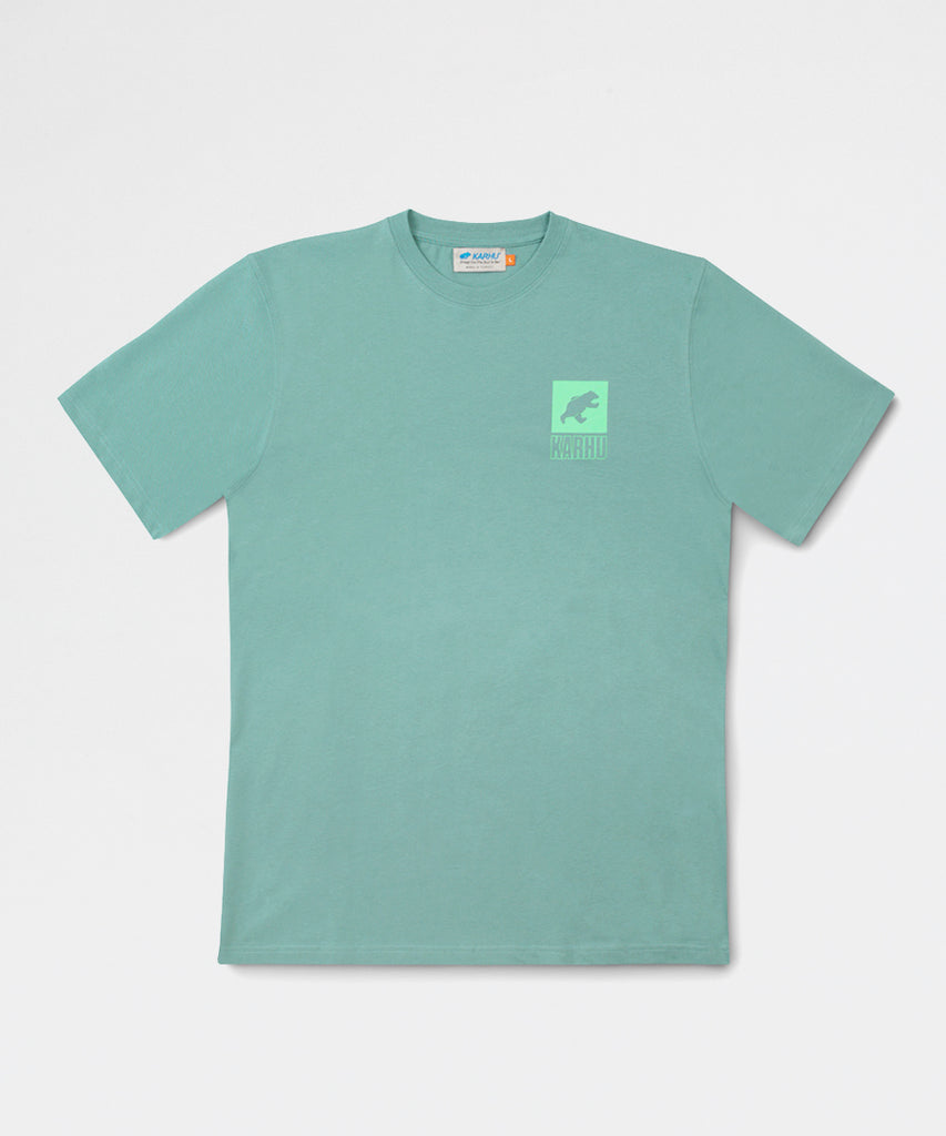 Sport Bear Logo T-Shirt Oil Blue Butterfly-t-shirts-Karhu