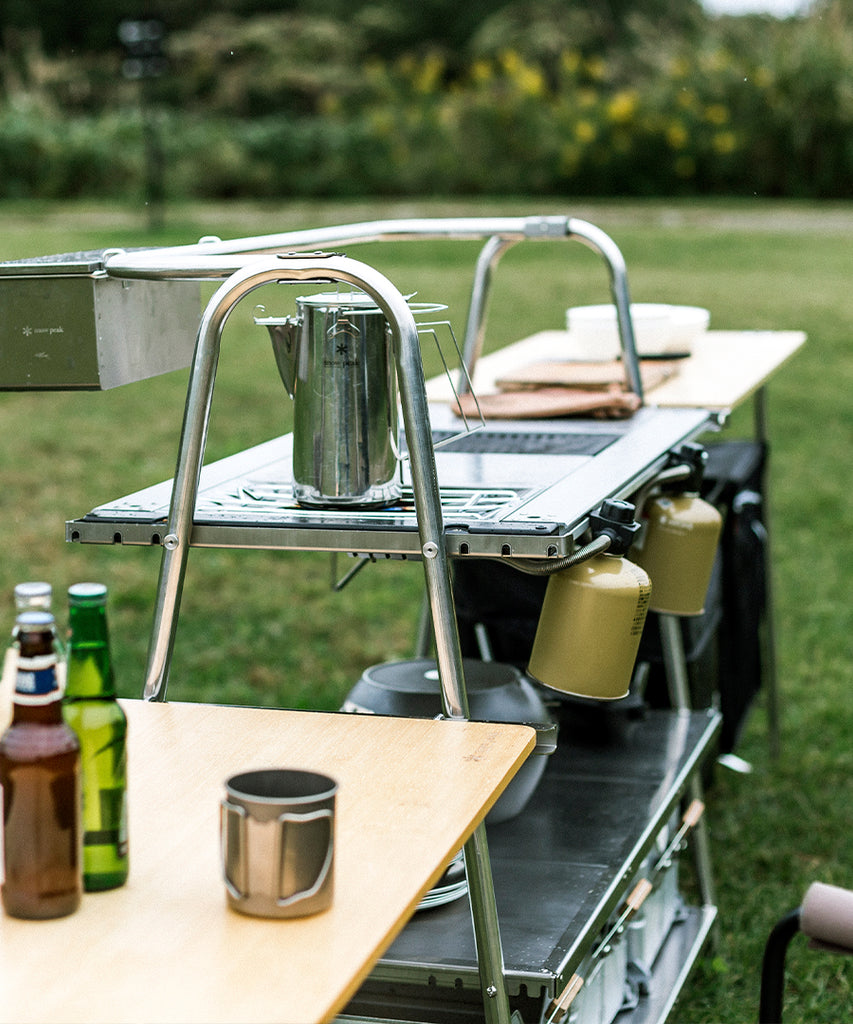 py-Stainless Kitchen Table-Snow Peak