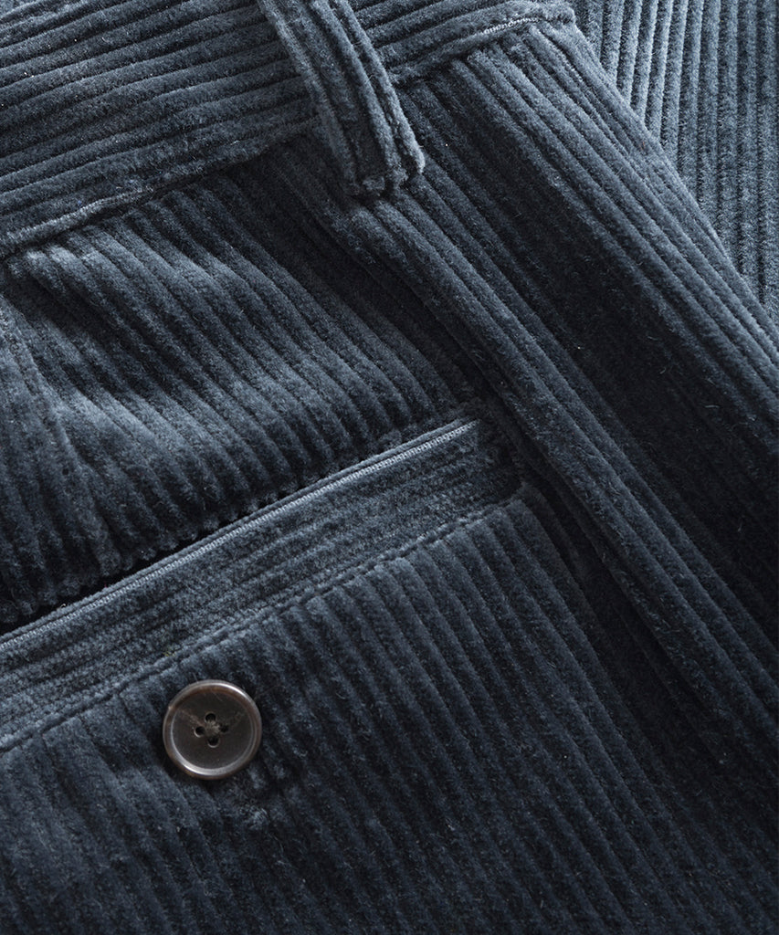 Stefan 6W Trousers Scoria Blue-Wood Wood-Packyard DK