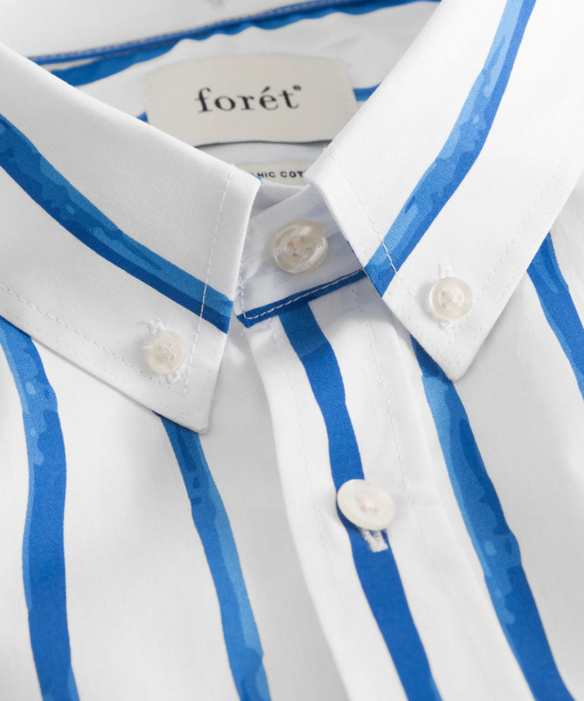 Stem Shirt - Blue Stripe-Forét-PYDK