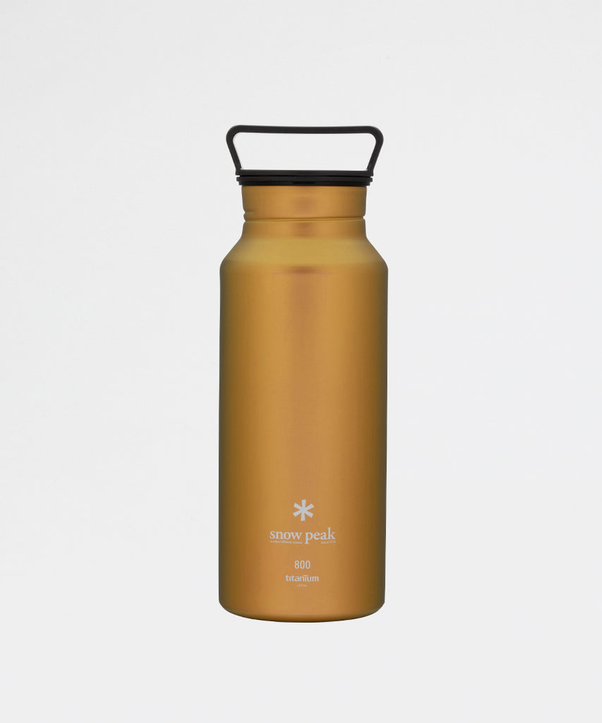 Titanium Aurora Bottle 800 Yellow-Snow Peak-Packyard DK