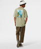 py-Heritage S/S Graphic Tee Tea Green-The North Face