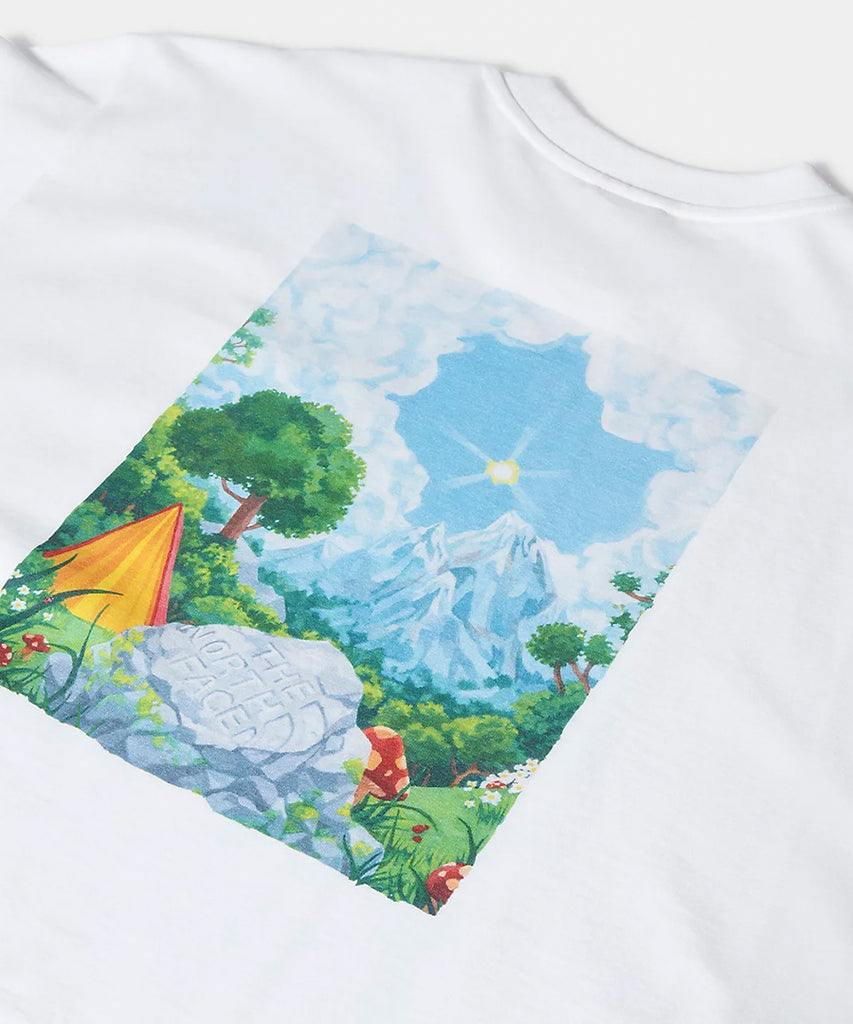 py-Heritage S/S Graphic Tee White-The North Face