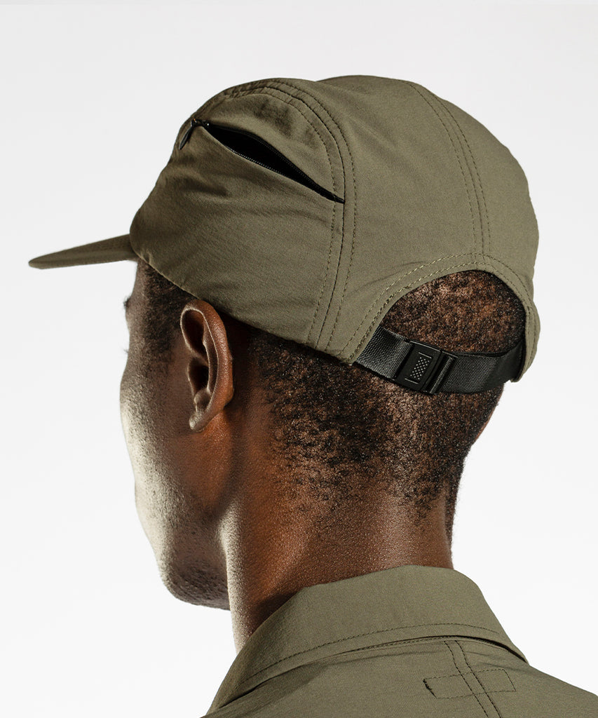 Travel 5 Panel Cap Forest Green-Norse Projects-Packyard DK