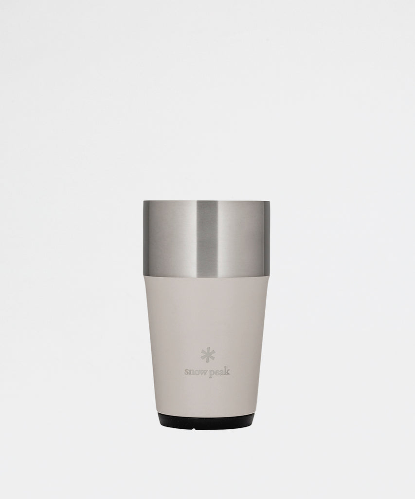 py-Vacume Beer Tumbler 16oz Sand-Snow Peak