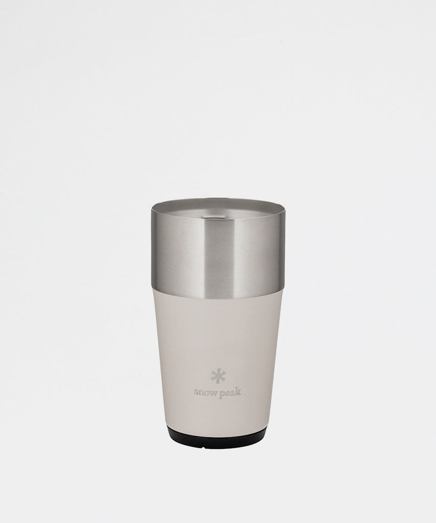 py-Vacume Beer Tumbler 16oz Sand-Snow Peak