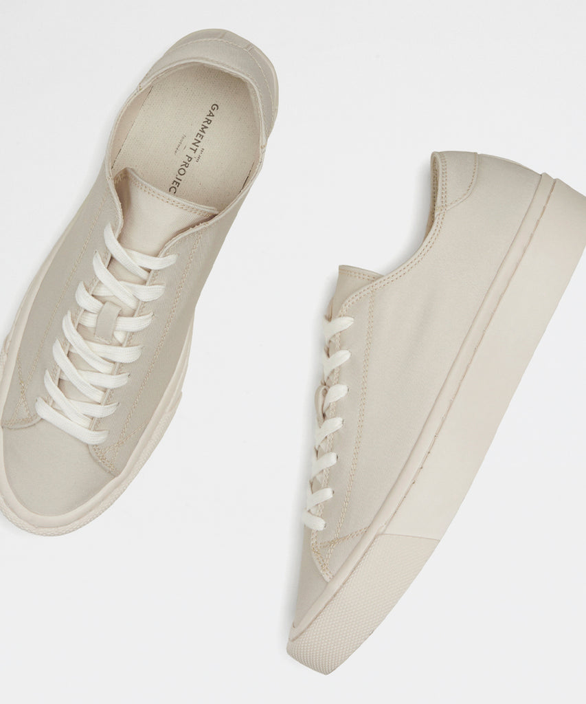Worker Low - Off White Canvas-Garment Project-Packyard DK